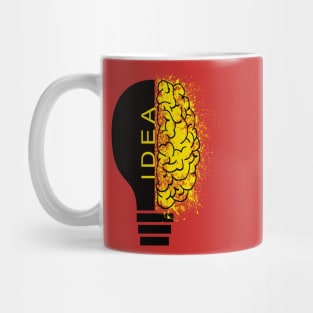 brain searching idea Mug